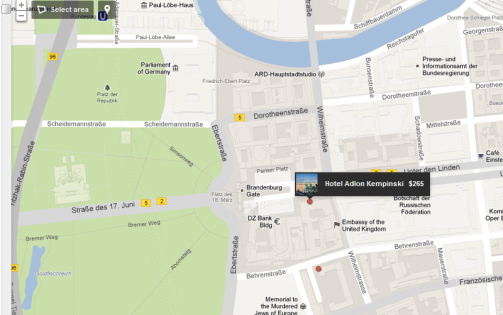 Google Hotelfinder Berlin